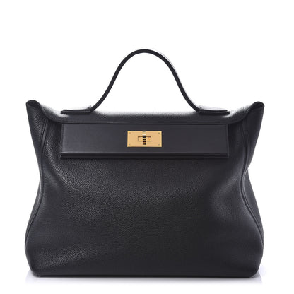 Hermes Taurillon Maurice Swift 24/24 35 Black 1 of 11