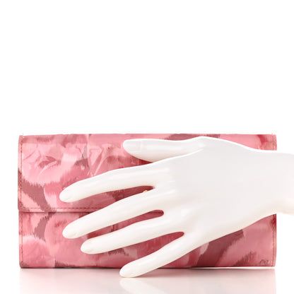 Louis Vuitton Vernis Ikat Sarah Wallet Rose Velours 2 of 9