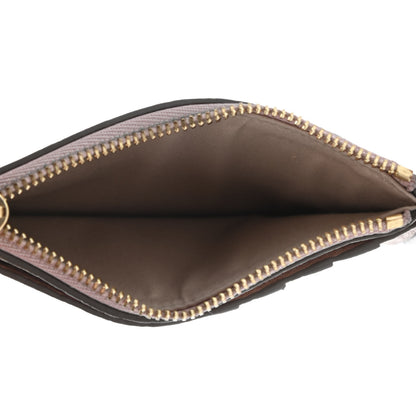 Chloe Grained Calfskin Drew Card Holder Cement Pink 4 of 4