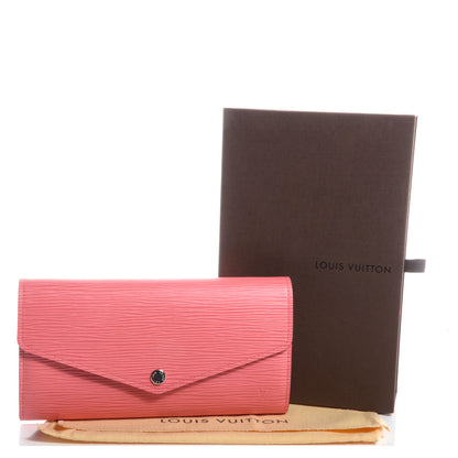 Louis Vuitton Epi Sarah Wallet NM Corail 5 of 8