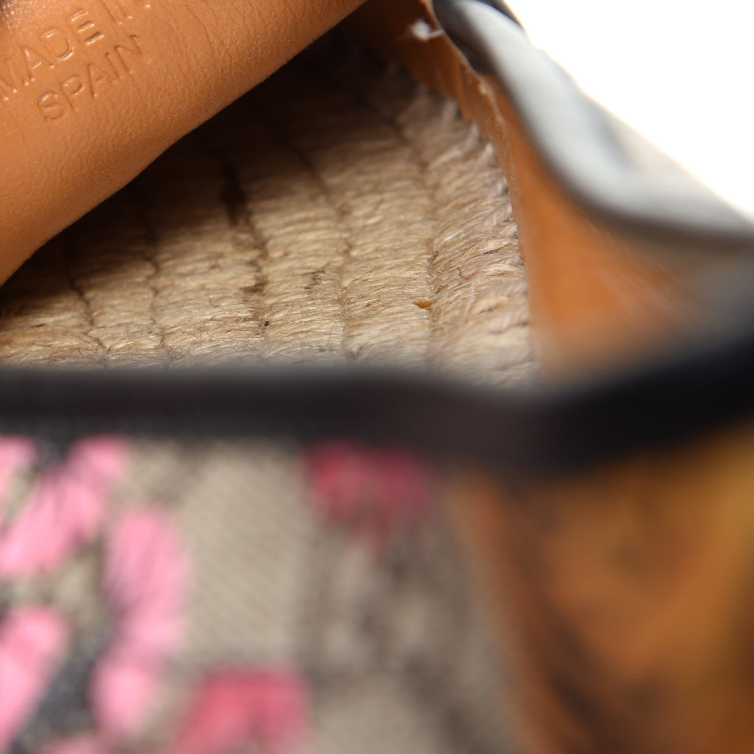 Gucci GG Supreme Monogram Bengal Espadrilles 38.5 Beige Pink 9 of 10
