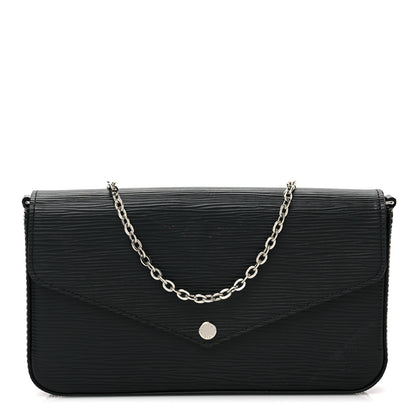 Louis Vuitton Epi Pochette Felicie Black 3 of 9