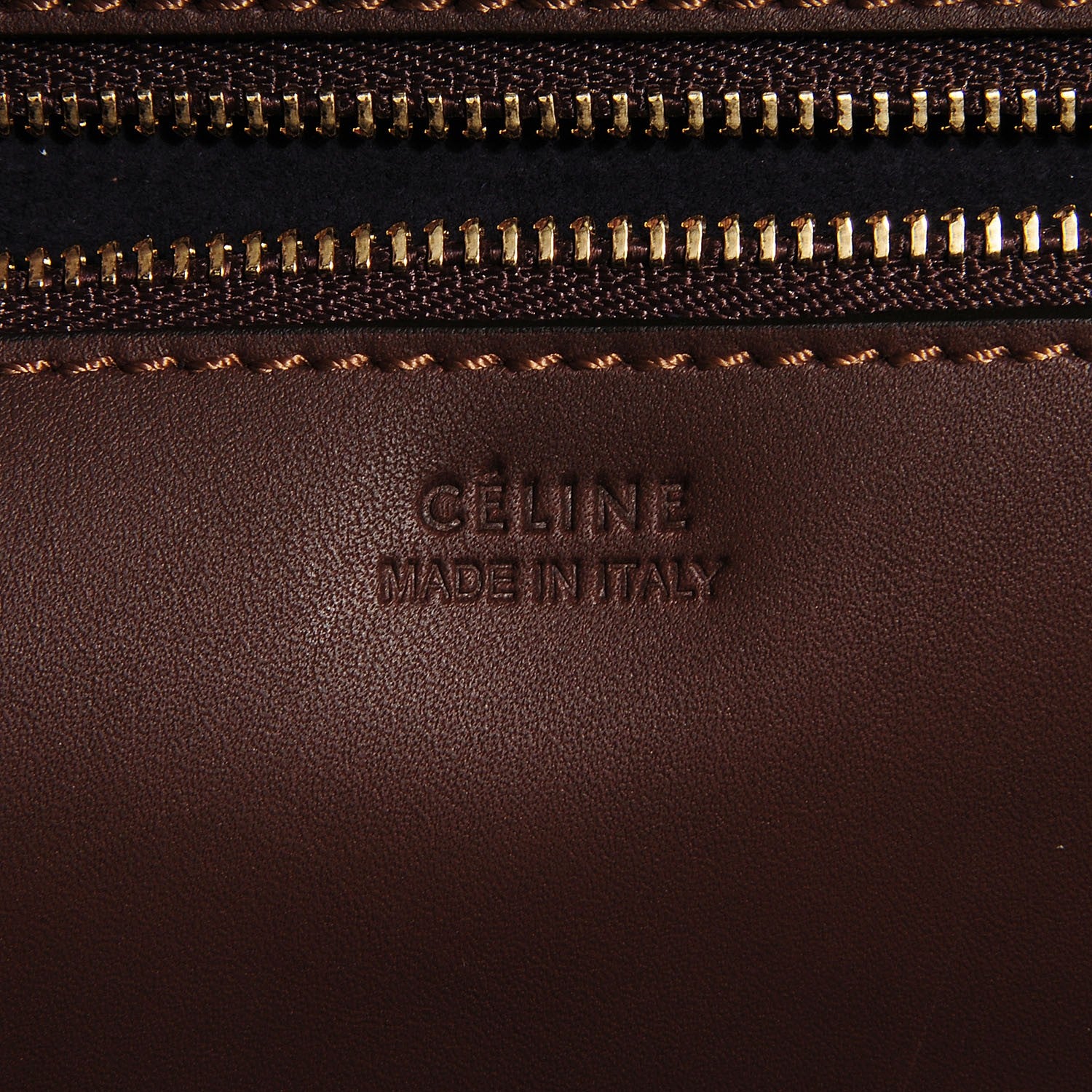 Celine Natural Calfskin Medium Tie Knot Tote Acajou 6 of 8