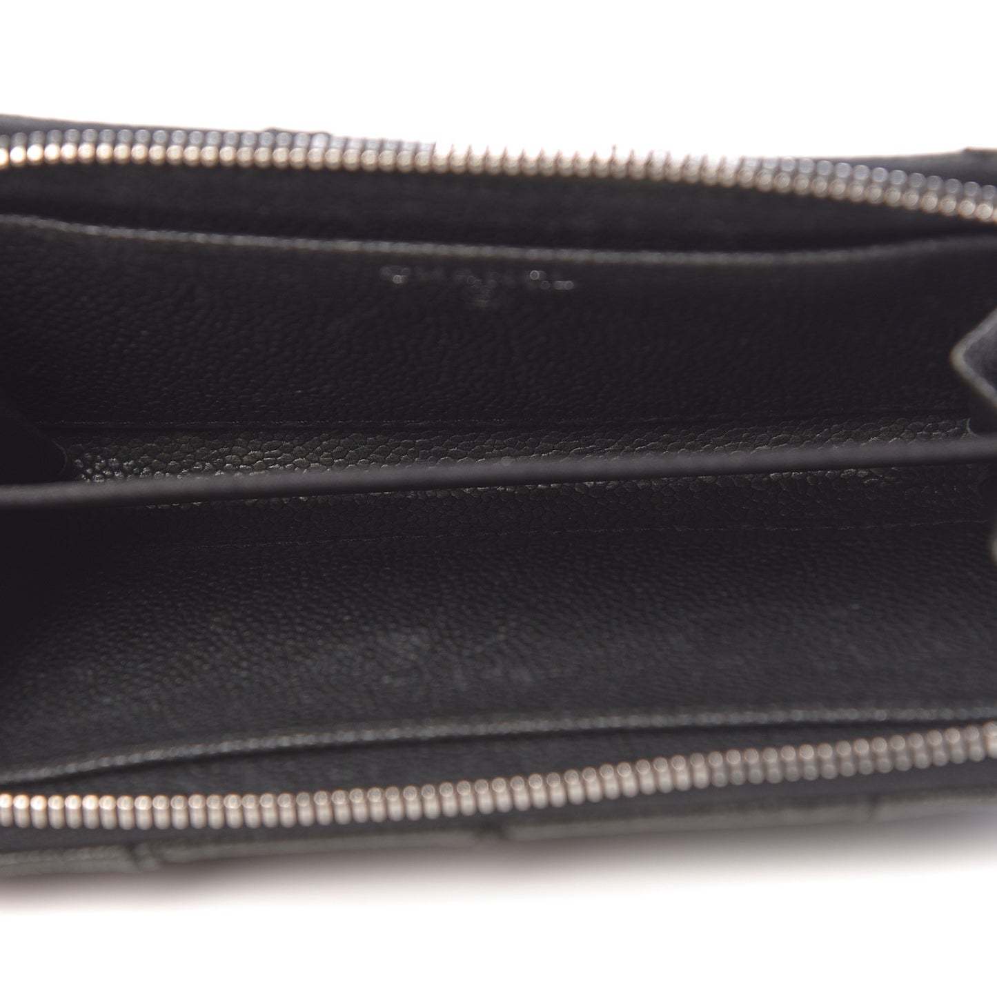 Caviar Outdoor Ligne Zip Coin Purse Wallet Black