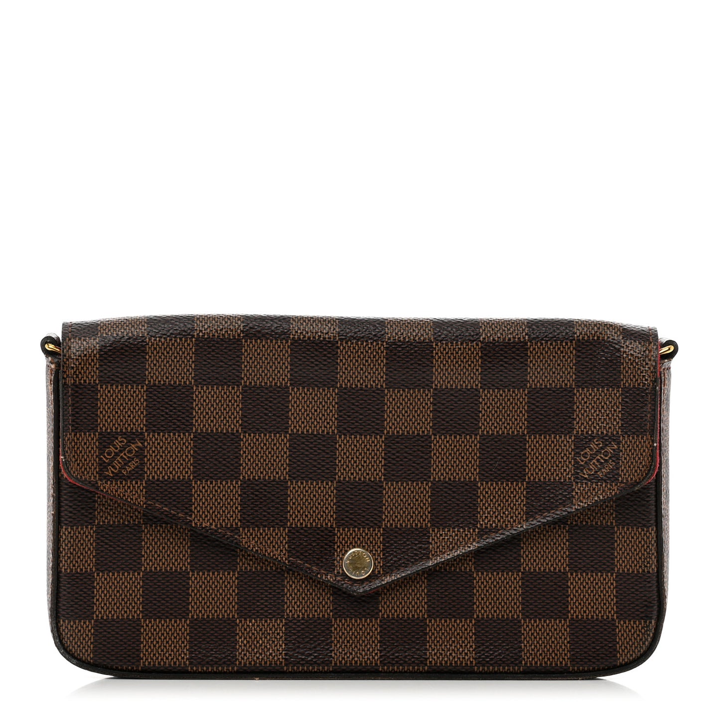 Damier Ebene Pochette Felicie Chain Wallet