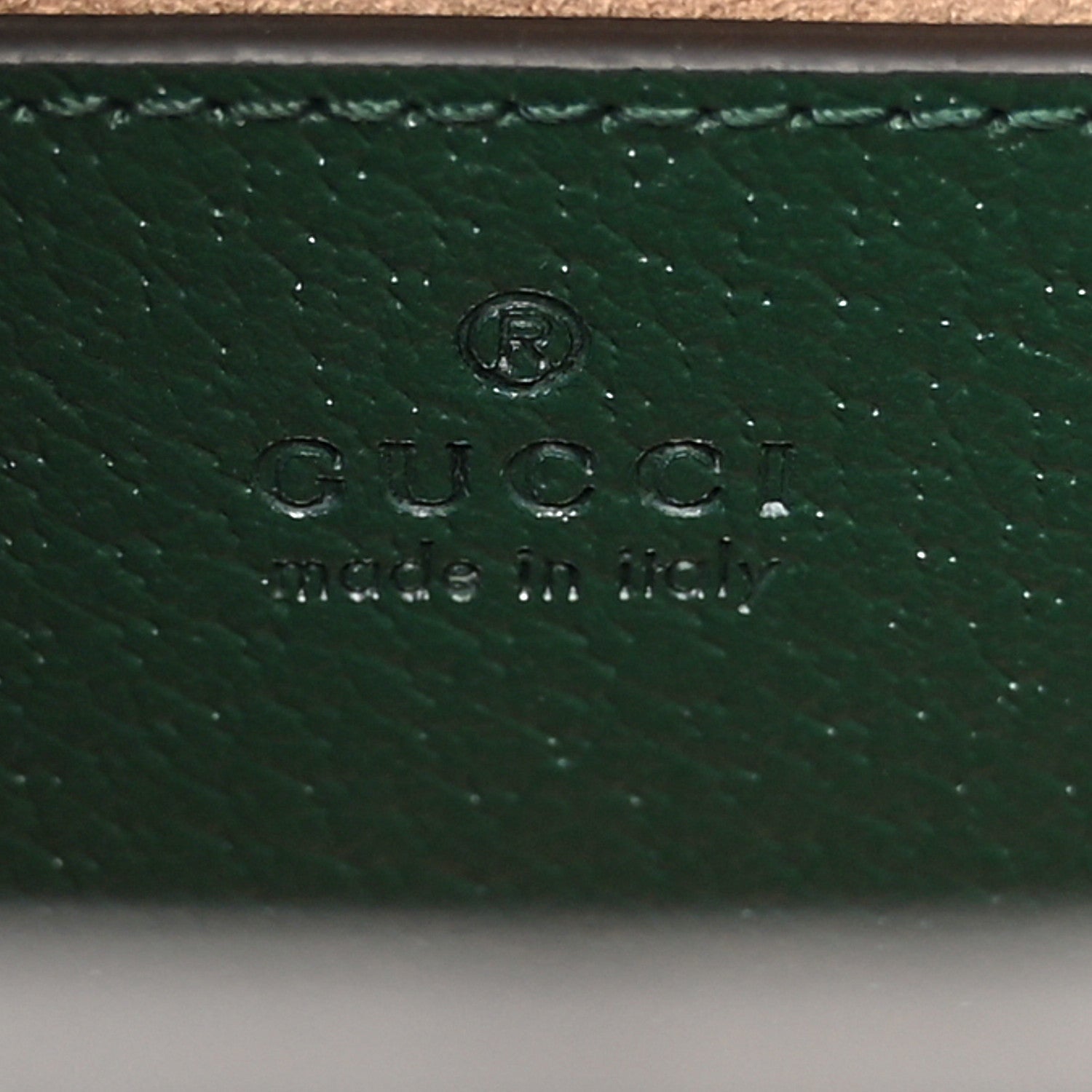 Gucci Textured Dollar Calfskin Web Small Diana Tote Bag Green 6 of 15