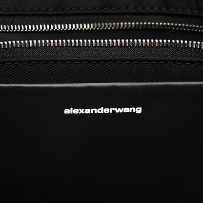 Alexander Wang Pebbled Calfskin Rhett Large Tote Black Silver Hardware 6 of 10