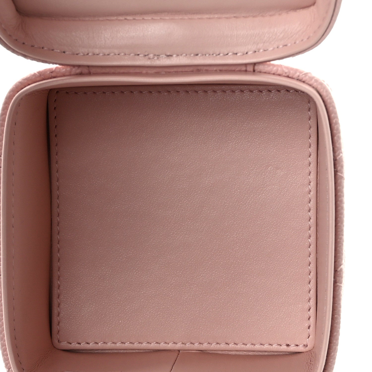 Chanel Caviar Quilted Mini Vanity Wrist Case With Chain Light Pink 5 of 12