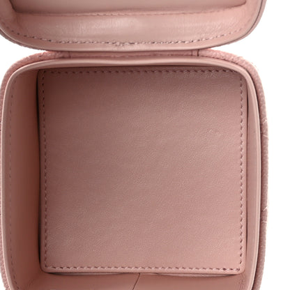Chanel Caviar Quilted Mini Vanity Wrist Case With Chain Light Pink 5 of 12