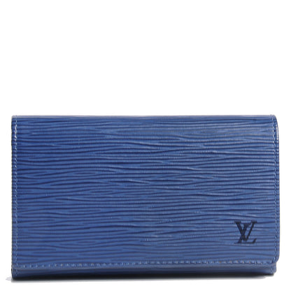 Louis Vuitton Epi Porte Tresor International Wallet Myrtille 1 of 8