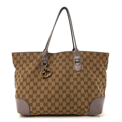 Gucci Monogram Large Heart Bit Charm Hobo Purple 1 of 15