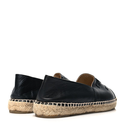 Chanel Lambskin CC Espadrilles 41 Black 4 of 10