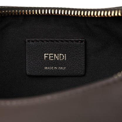 Fendi Vitello Grace Matte Small Fendigraphy Hobo Bag Dark Coffee 6 of 10