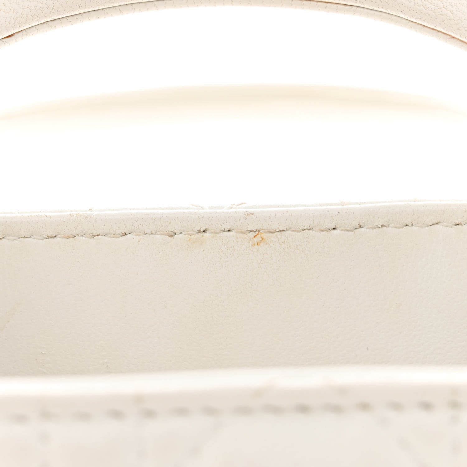 Christian Dior Lambskin Cannage Mini Lady Dior White 13 of 15