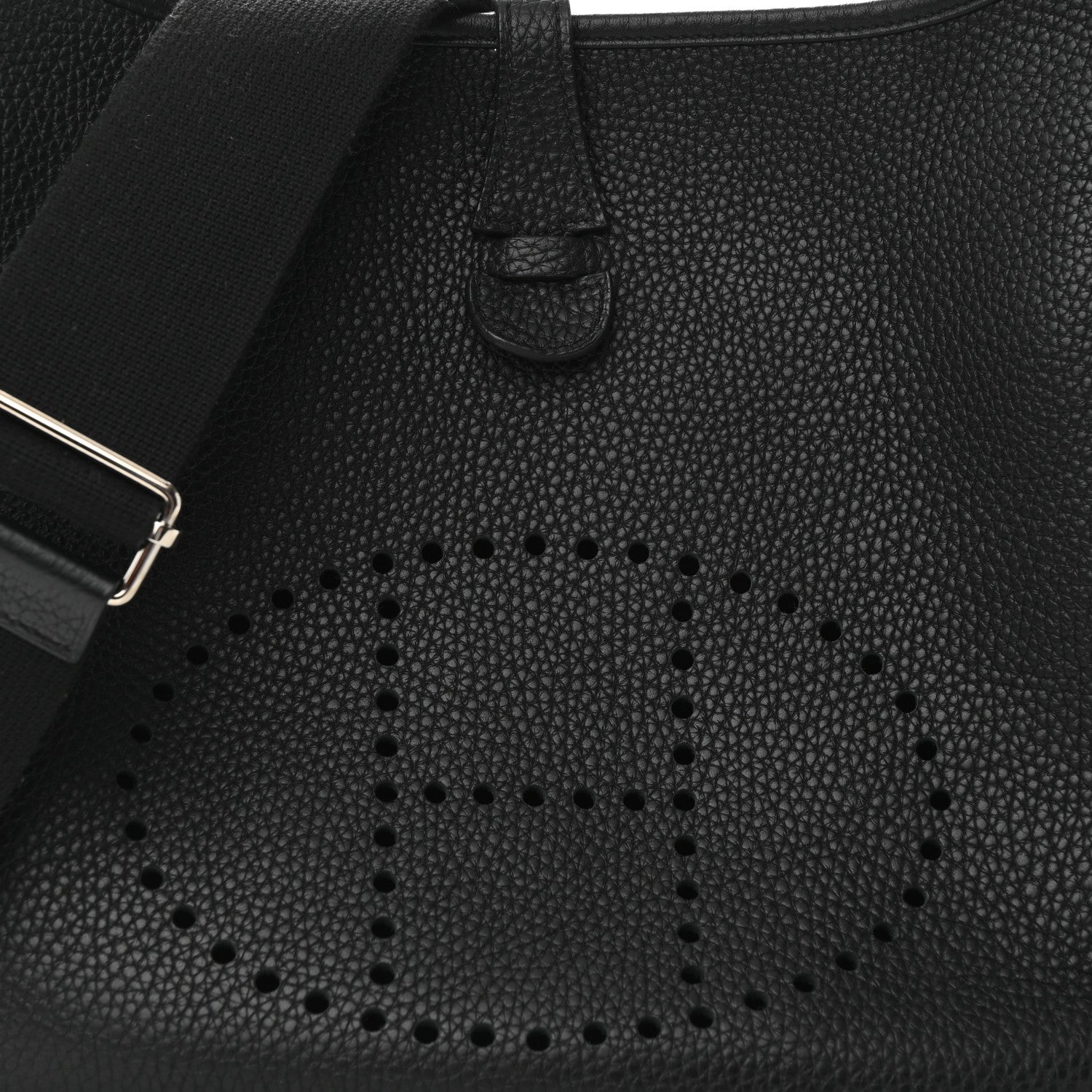 Hermes Taurillon Clemence Evelyne III PM Black 8 of 10