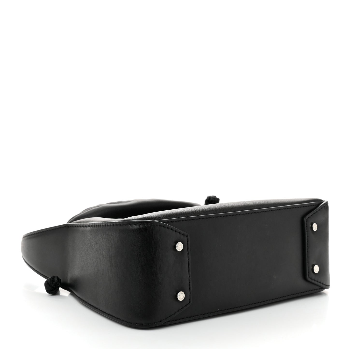 Lambskin Nylon Small Ryan Bag Black