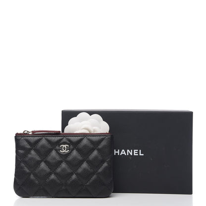 Chanel Caviar Quilted Small Cosmetic Case Black 7 of 7