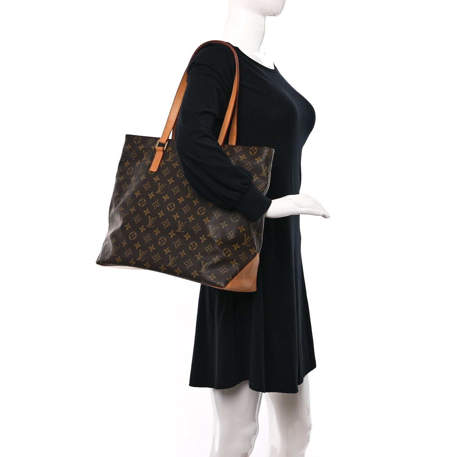 Louis Vuitton Monogram Cabas Mezzo 2 of 8