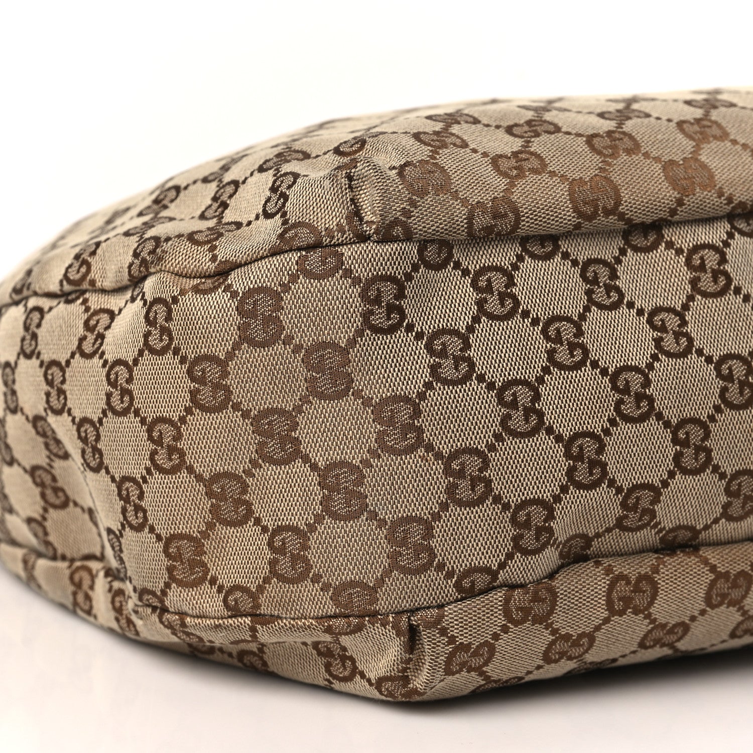 Gucci Monogram Large New Ladies Web Hobo Dark Brown 8 of 10
