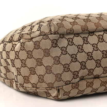 Gucci Monogram Large New Ladies Web Hobo Dark Brown 8 of 10