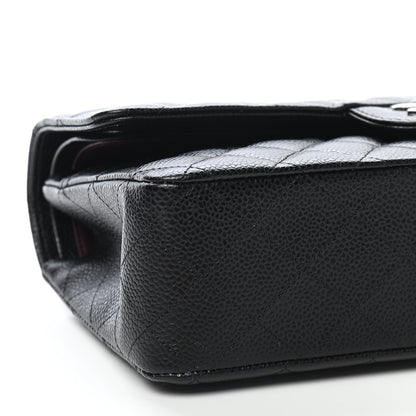 Chanel Caviar Quilted Medium Double Flap Black 9 of 10