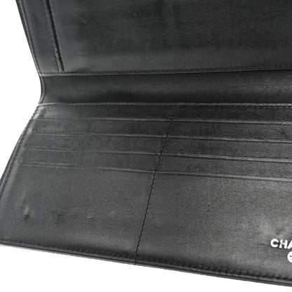 Chanel Caviar Timeless CC Large Gusset Flap Wallet Black 10 of 11