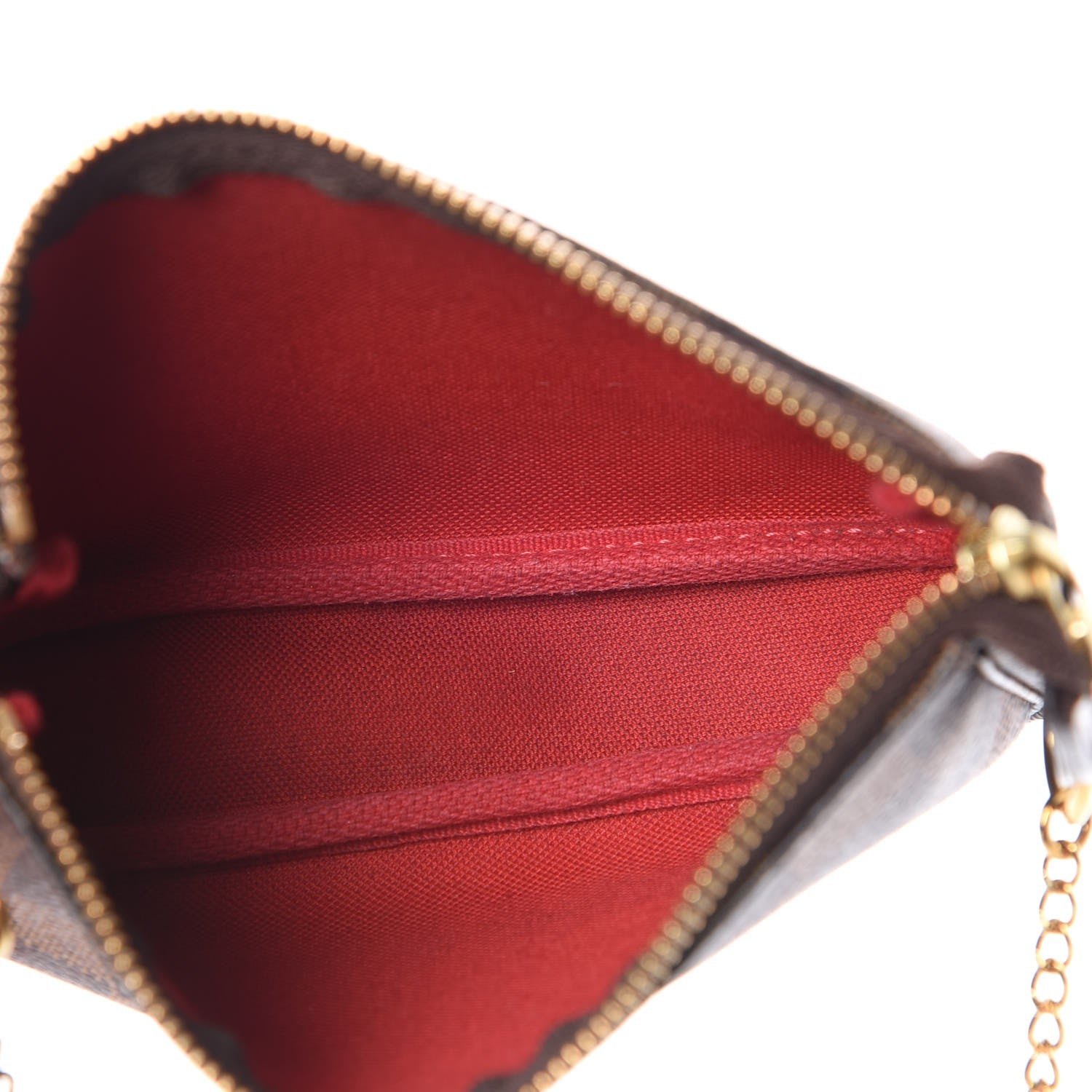 Louis Vuitton Damier Ebene Mini Pochette Accessories 5 of 9