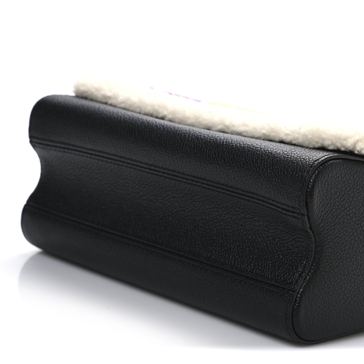 Monogram Calfskin Teddy Twist MM Black