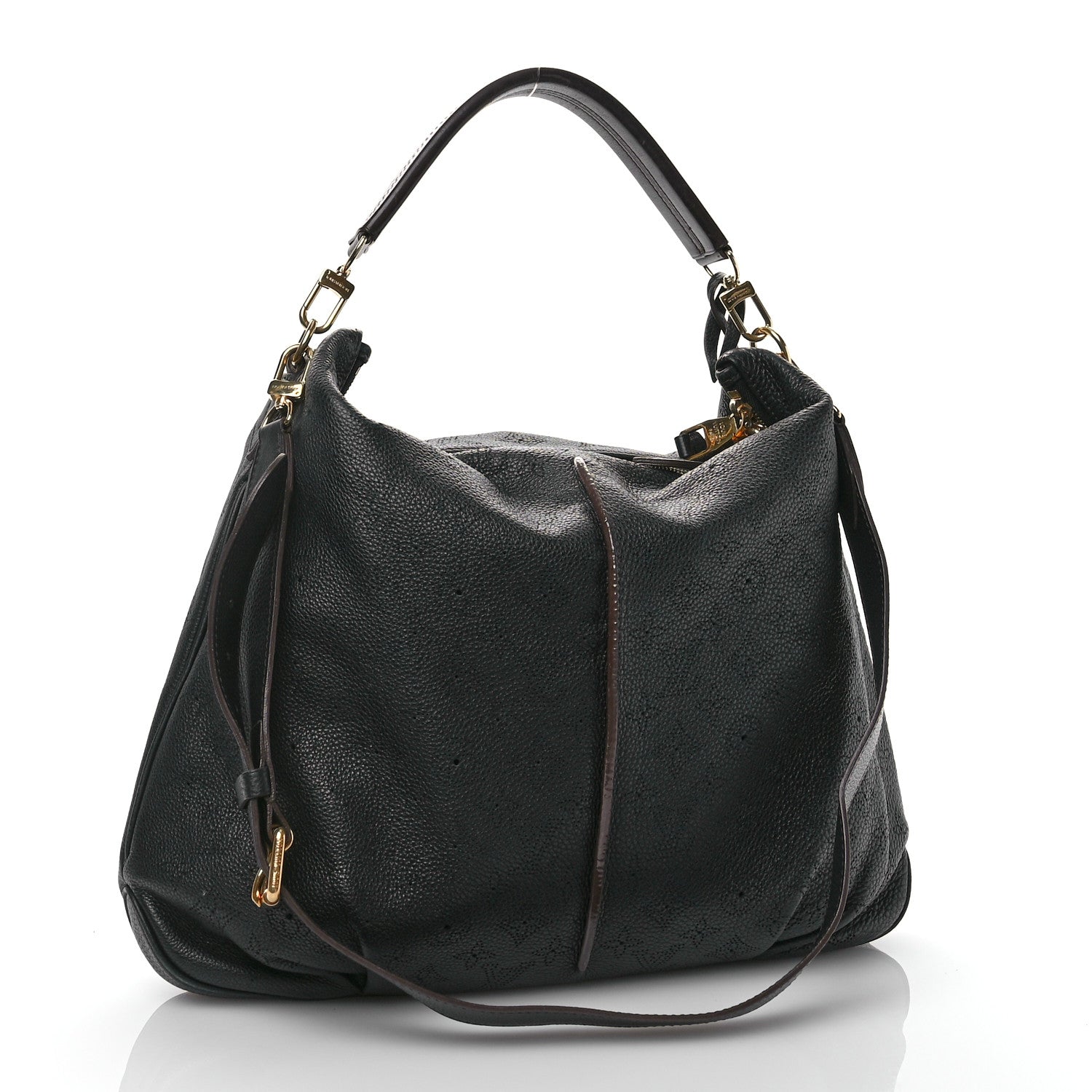 Louis Vuitton Mahina Selene MM Black 4 of 12