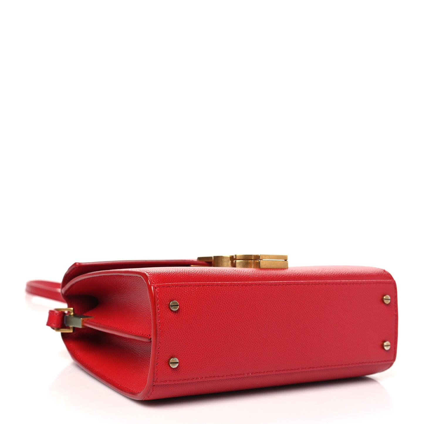 Grain de Poudre Mini Classic Monogram Cassandra Top Handle Red
