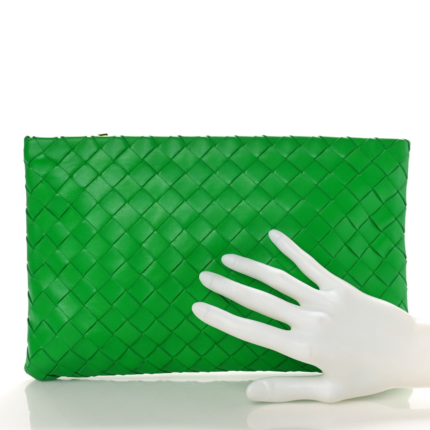 Bottega Veneta Nappa Intrecciato Pouch Parakeet 2 of 8