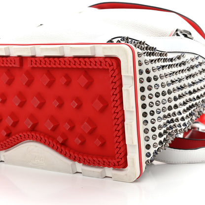 Christian Louboutin Calfskin Spiked Explorafunk Backpack White 9 of 21