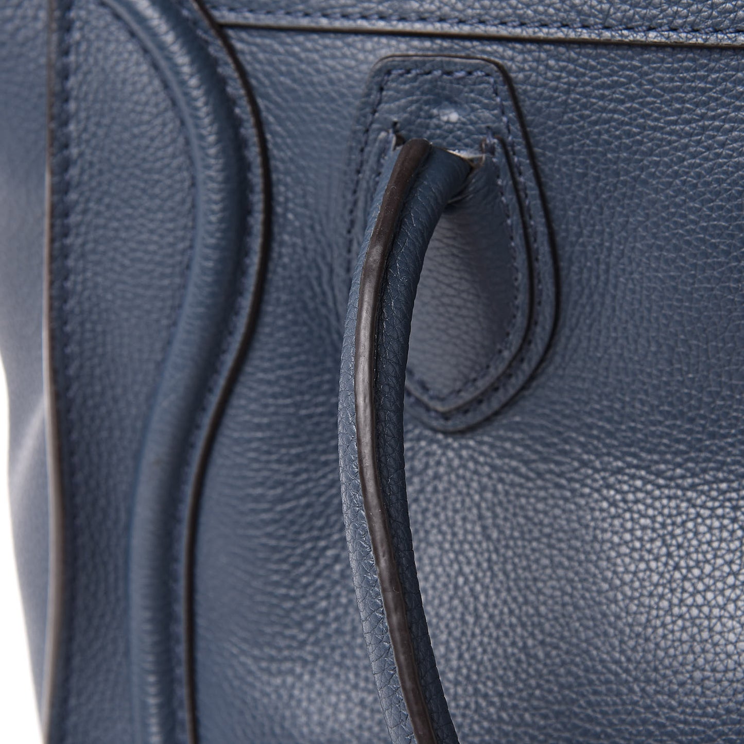 Drummed Calfskin Micro Luggage Orage