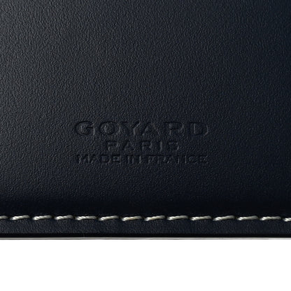 Goyard Goyardine Saint Pierre Card Holder Navy 6 of 7
