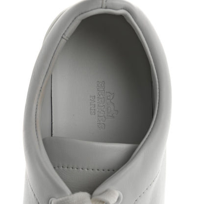 Hermes Calfskin Womens Happy Sneakers 37 White 7 of 12