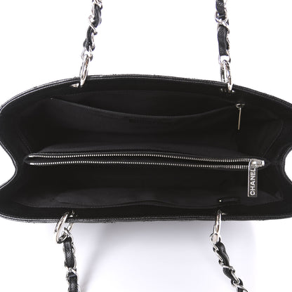 Chanel Caviar Quilted Grand Shopping Tote GST Black 5 of 10