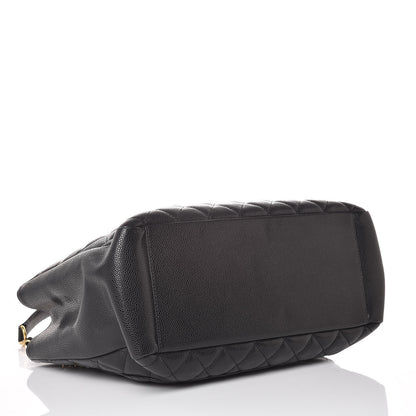 Chanel Caviar Quilted Grand Shopping Tote GST Black 4 of 10