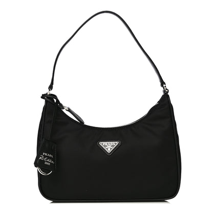 Prada Tessuto Nylon Saffiano Mini Re-Edition 2005 Bag Black 1 of 11