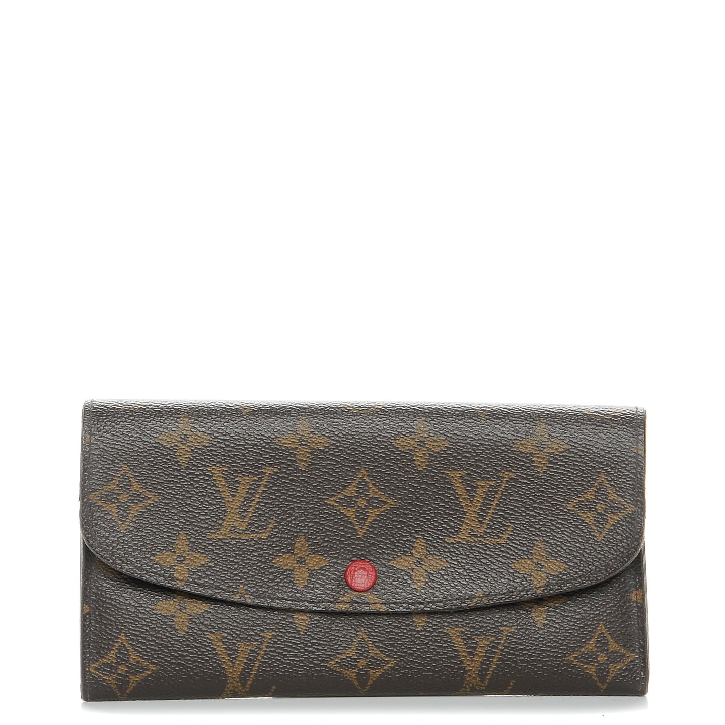 Monogram Emilie Wallet Red