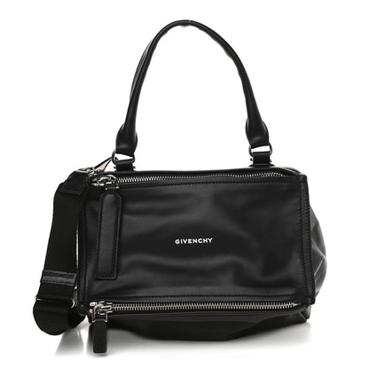 Givenchy Calfskin Small Pandora Logo Strap Black 1 of 9