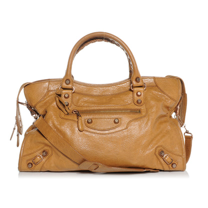 Balenciaga Agneau Giant 12 Rose Gold Hardware City Cumin 1 of 10