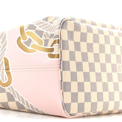 Louis Vuitton Damier Azur Nautical Neverfull MM 9 of 10