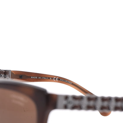 Chanel Lambskin Chain Polarized Sunglasses 5361-Q Brown 6 of 8