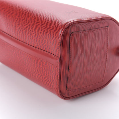 Louis Vuitton Epi Speedy 25 Castillan Red 7 of 11