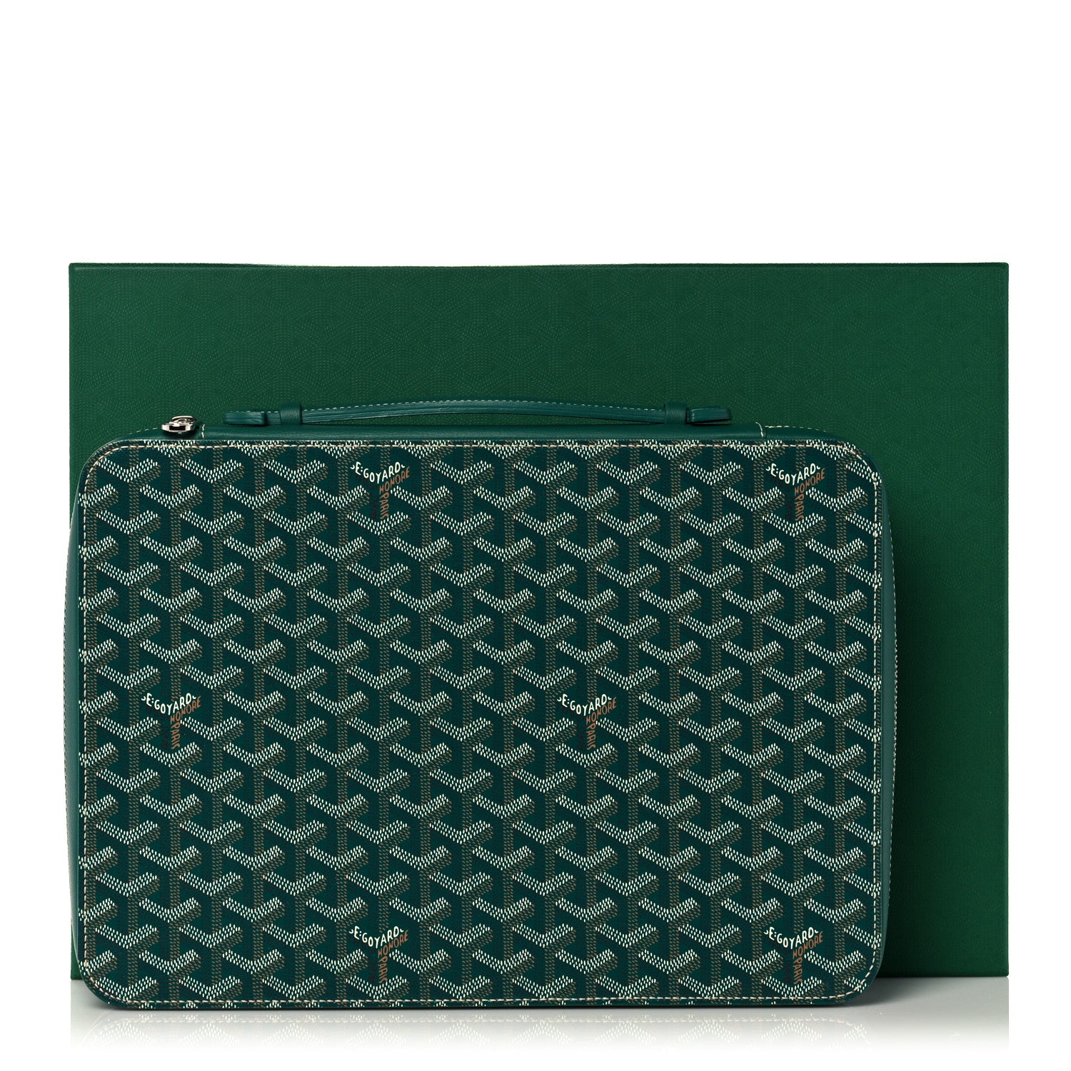 Goyard Goyardine Universal Companion Portfolio Green 10 of 10