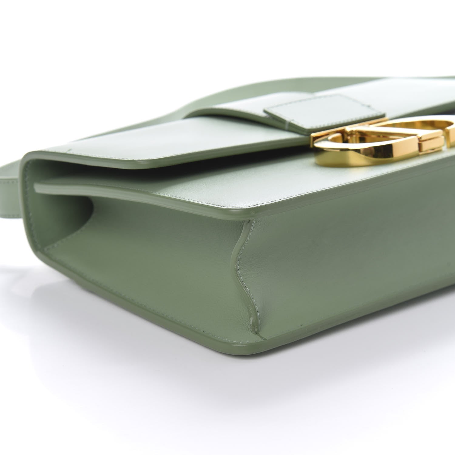 Christian Dior Smooth Calfskin 30 Montaigne Flap Bag Mint Green 6 of 9