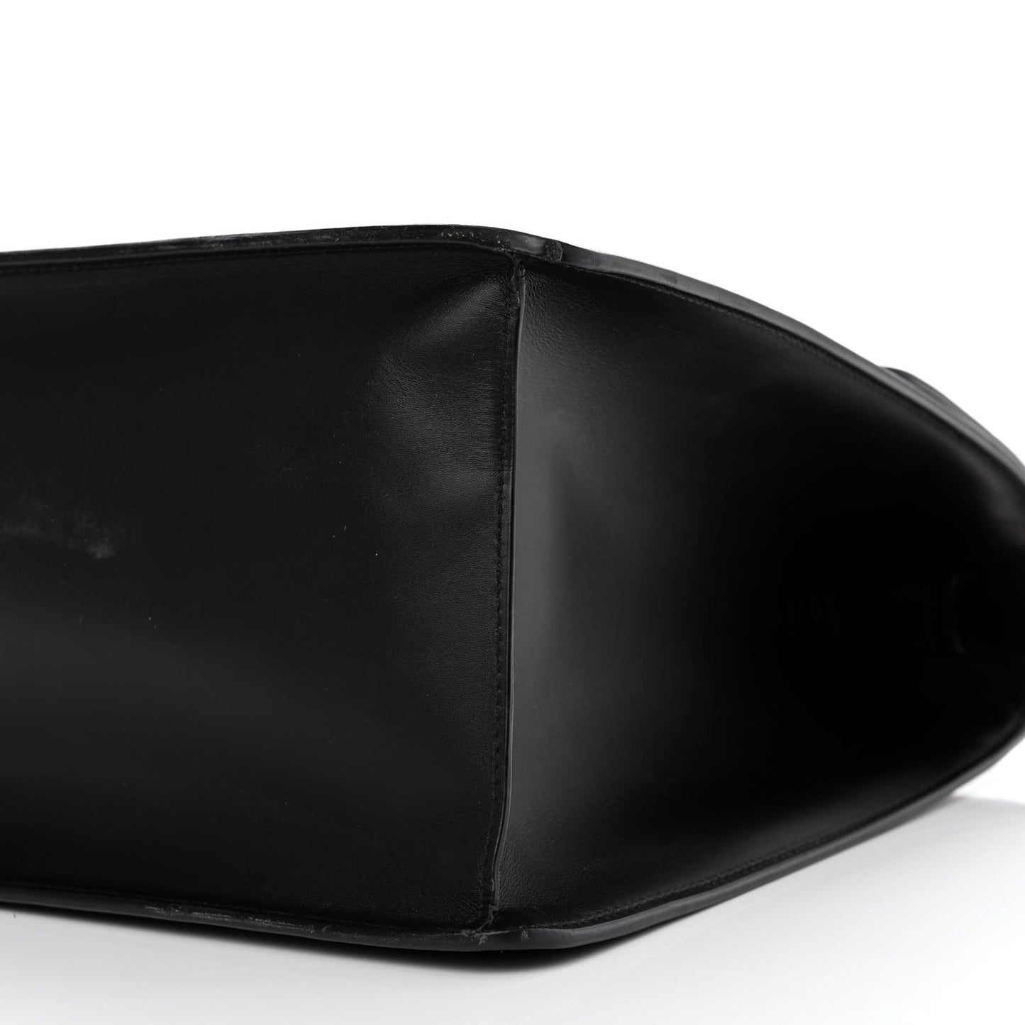 Calfskin Maxi Sylvie Top Handle Bag Black
