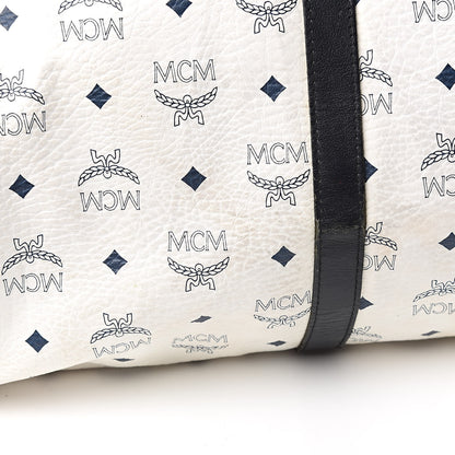 MCM Visetos Weekender Duffle Bag White 12 of 18