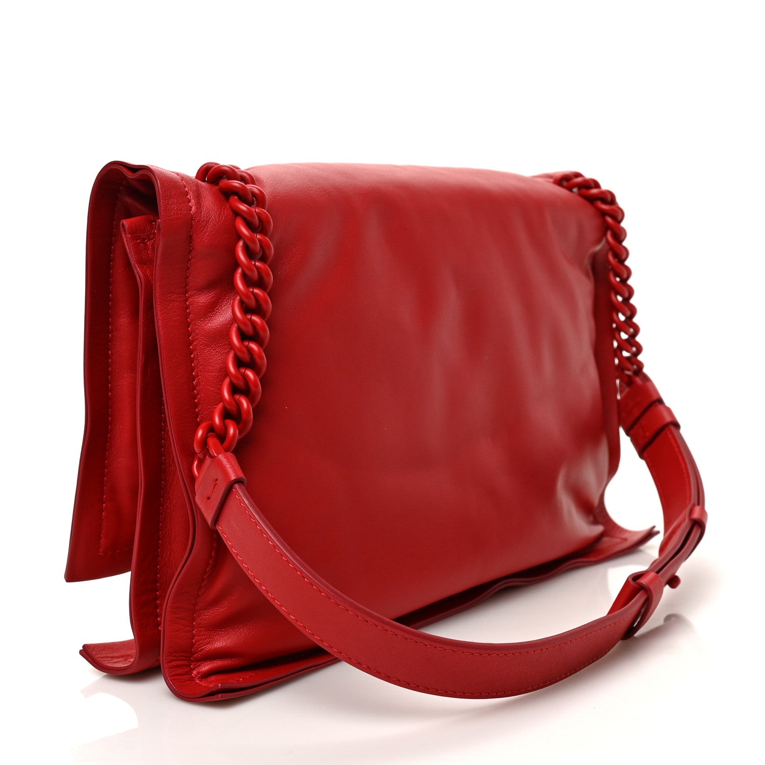 Salvatore Ferragamo Calfskin Small Viva Bow Shoulder Bag Red 3 of 8