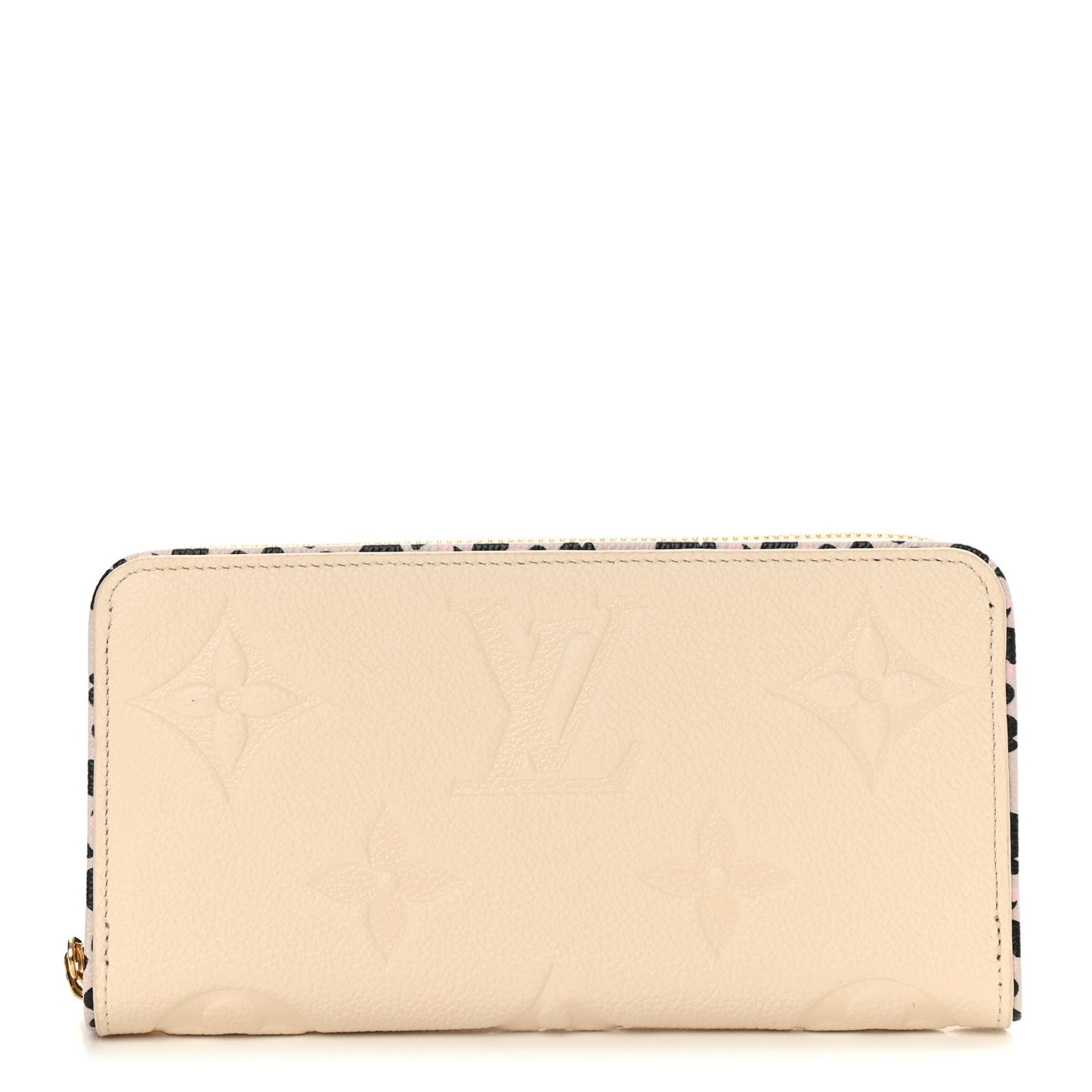 Empreinte Monogram Giant Wild At Heart Zippy Wallet Creme